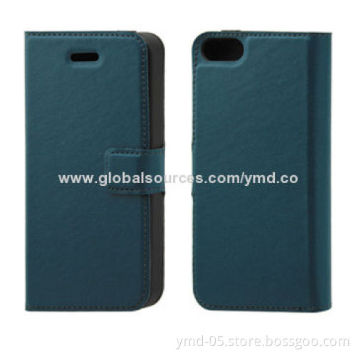 PC + PU Leather Cases for iPhone 5S with Good Texture and Graceful Looking
